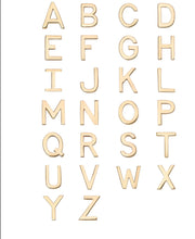 Load image into Gallery viewer, 14k Gold Triple Initial Necklace