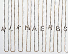 Load image into Gallery viewer, Diamond and 14k Gold Triple Initial Necklace