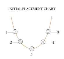 Load image into Gallery viewer, Diamond and 14k Gold Initial Necklace