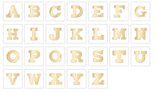Load image into Gallery viewer, 14k Gold Varsity Initial and Diamond Necklace